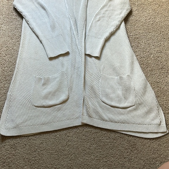 Women’s L.L.Bean Open Front Cotton Knit Cardigan size Small S - Picture 3 of 7